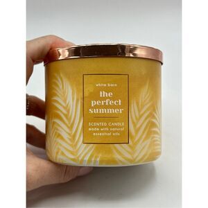 Bath & Body Works The Perfect Summer 3 Wick Candle NEW